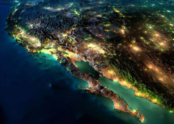 Publican fotos de México con formas inusuales y colores brillantes desde el espacio