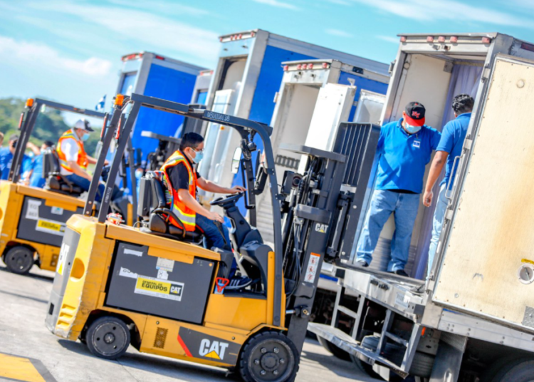 Arribo de vacunas contra el Covid-19, El Salvador.