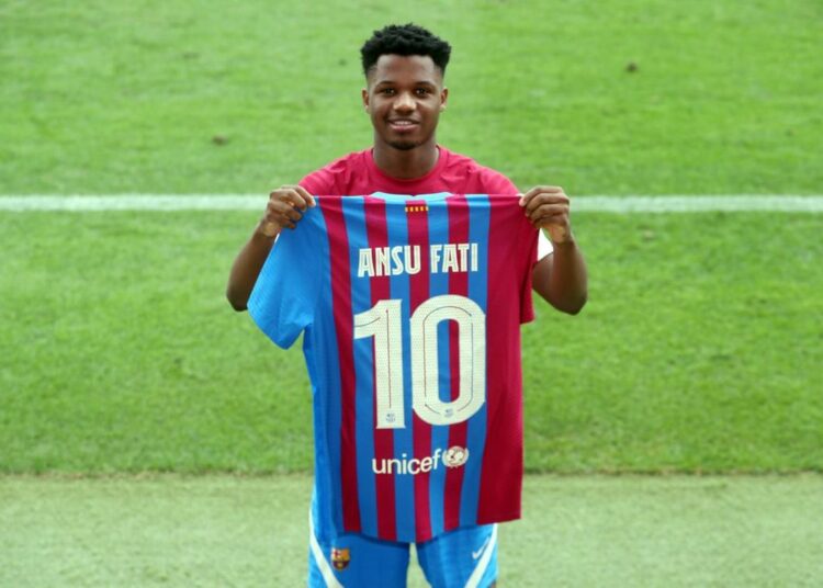 Barcelona eligió Ansu Fati como heredero de la histórica número 10 de Lionel Messi