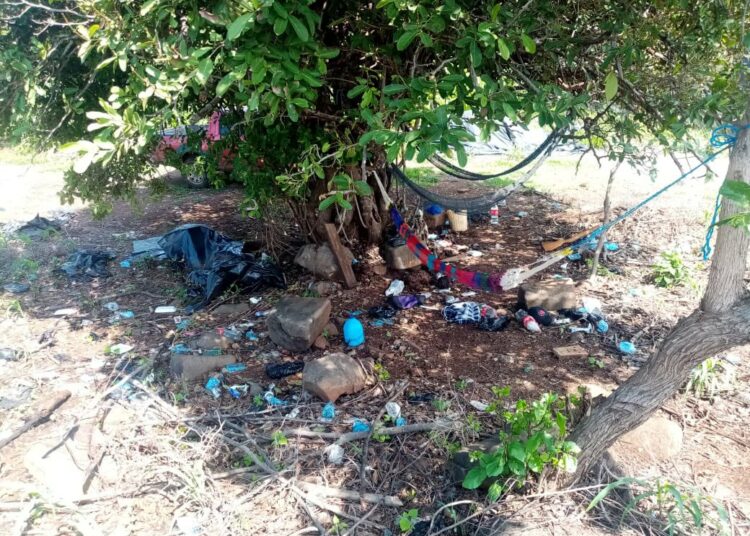 Campamento clandestino de la MS-13 es desbaratado por la PNC y FAES en San Alejo, La Unión