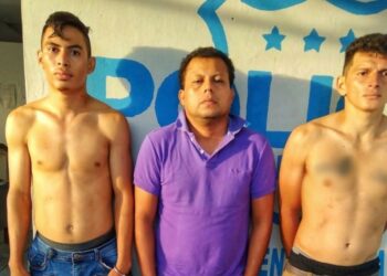 Presuntos pandilleros son capturados por el asesinato de una persona en Mercedes Umaña