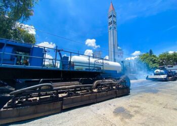 San Salvador sin baches: Alcaldía repara 12 cuadras en alrededores de iglesia Don Rúa