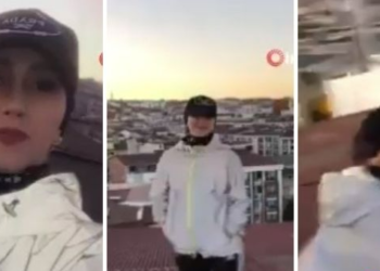 FUERTES IMAGENES: Captan momento en que TikToker cae al vacío y muere mientras hacía un video