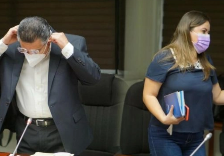 Aplicarán descuento salarial a Portillo Cuadra y Dina Argueta por retirarse de Comisión injustificadamente