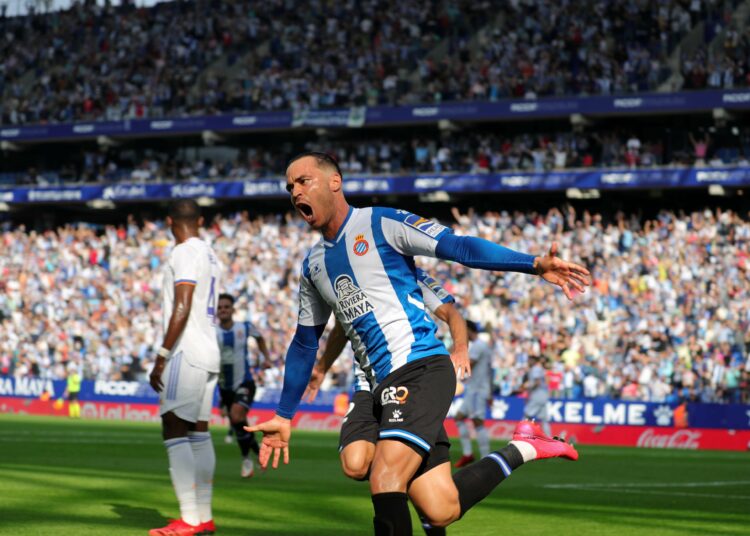 Con la mínima diferencia, Espanyol venció a Real Madrid por 2 a 1