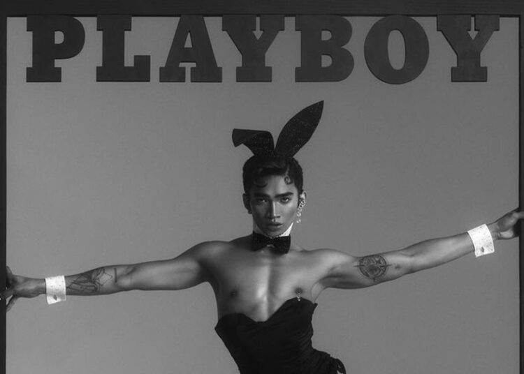 Bretman Rock, el primer hombre gay en posar con el traje de “conejito” en la portada de Playboy