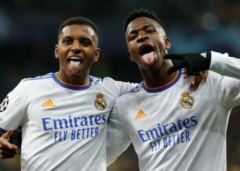 Real Madrid golea 5-0 a Shakhtar Donetsk y Vinicius Júnior firma doblete