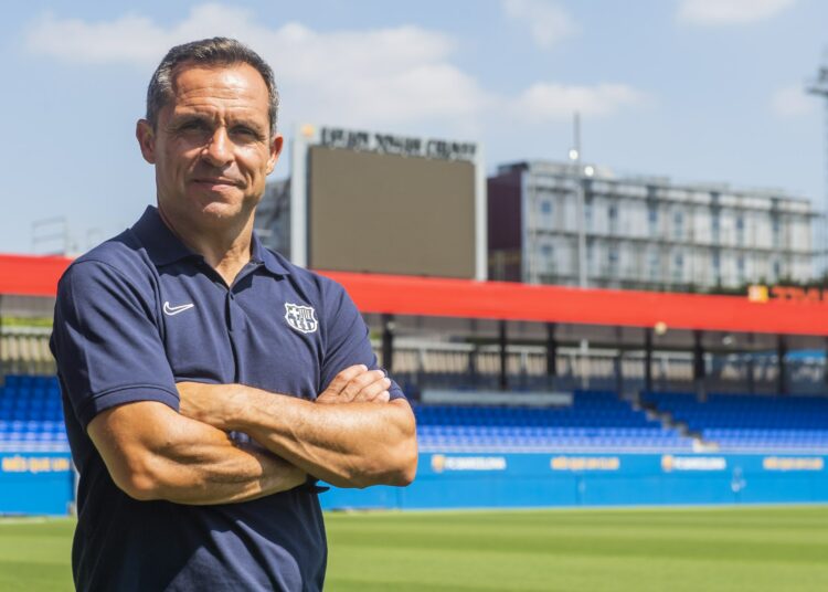 El FC Barcelona anuncia a Sergi Barjuan como nuevo entrenador interino