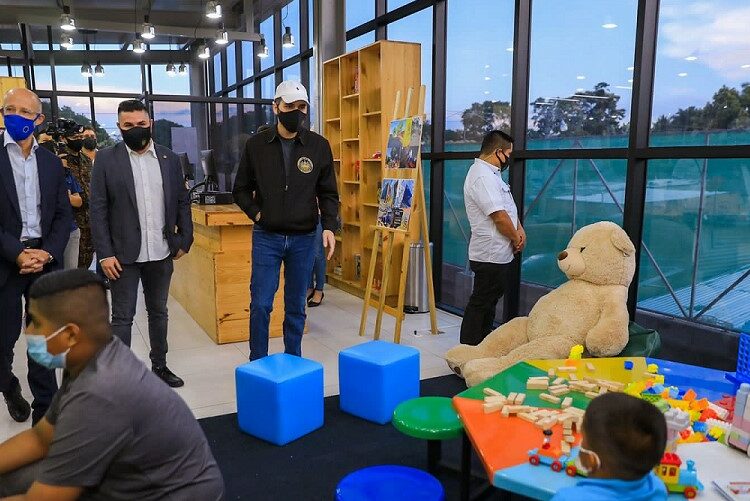 Presidente Bukele inaugura un CUBO en Santa Ana