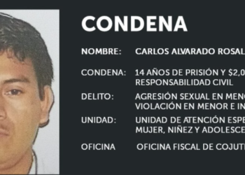 Sujeto aceptó haber violado a una niña y pagará 14 años de prisión