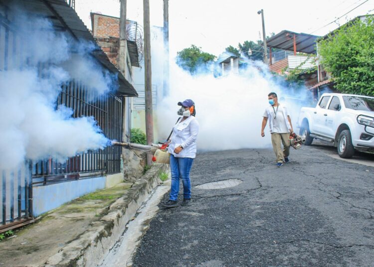 Ministerio de Salud realiza jornada de fumigación en San Salvador