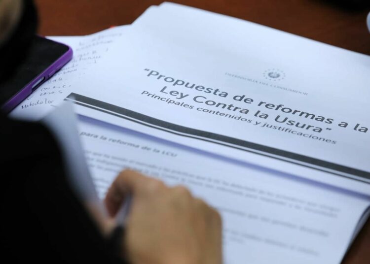 Comisión Financiera estudiará reformas para aumentar multas contra las faltas de usura