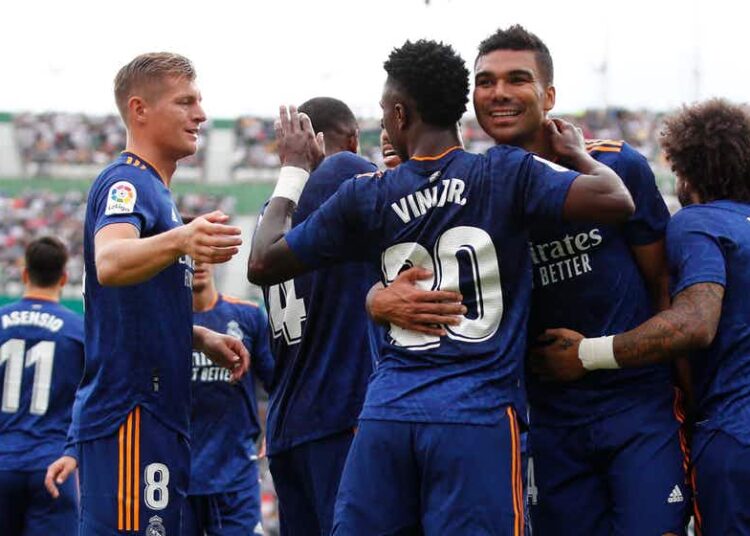 Elche 1-2 Real Madrid: Un imparable Vinicius coloca líder al conjunto merengue