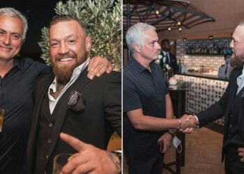 El intercambio de regalos entre Conor McGregor y José Mourinho durante un inesperado encuentro en Roma