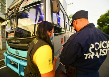 VMT verifica que trasporte colectivo cumpla medidas de bioseguridad