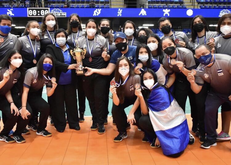 El Salvador se quedó con la medalla de bronce en Centroamericano Mayor de voleibol