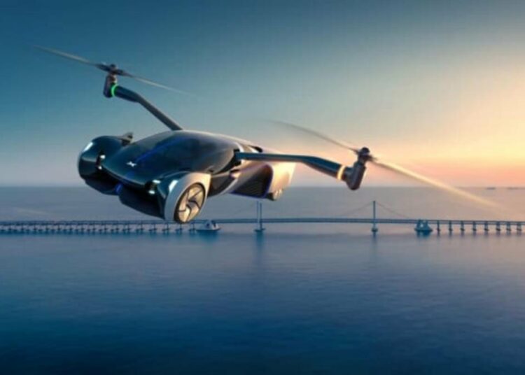 Una empresa china presenta el «auto-helicóptero» que también podrá circular por las carreteras