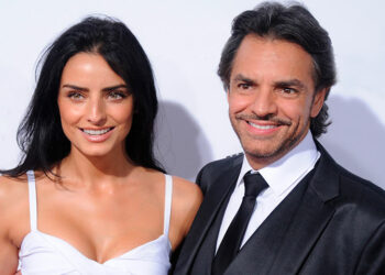 Aislinn Derbez se burla de Eugenio Derbez por la decoración de Halloween