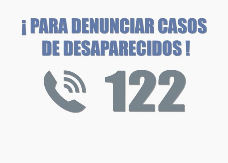 PNC habilita línea telefónica 122 para denunciar casos de personas desaparecidas: gratuita y confidencial