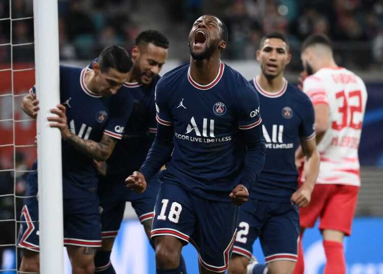 Sin Lionel Messi, el PSG no pudo frente al RB Leipzig en la Champions League