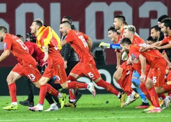 Macedonia del Norte hizo historia y jugará el repechaje para ir al Mundial de Qatar 2022