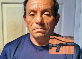 Capturan en flagrancia a sujeto que portaba una escopeta ilegal en Usulután