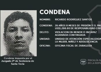 Condenan a sujeto que violó a una menor de edad