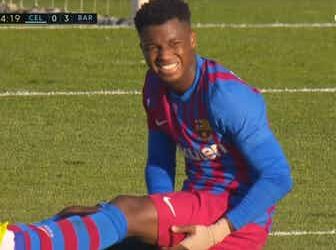 Alarmas en Barcelona: Ansu Fati sufre una lesión muscular en los isquios en el duelo frente al Celta
