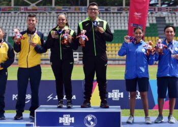 Los arqueros salvadoreños Paola Corado y Gerardo Rivas ganan medalla de bronce en los Juegos Panamericanos Junior
