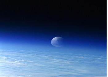 Así se vio el eclipse lunar más largo del siglo desde la Estación Espacial Internacional