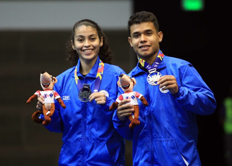 El Salvador sumó su primera medalla en plata en los I Juegos Panamericanos Junior