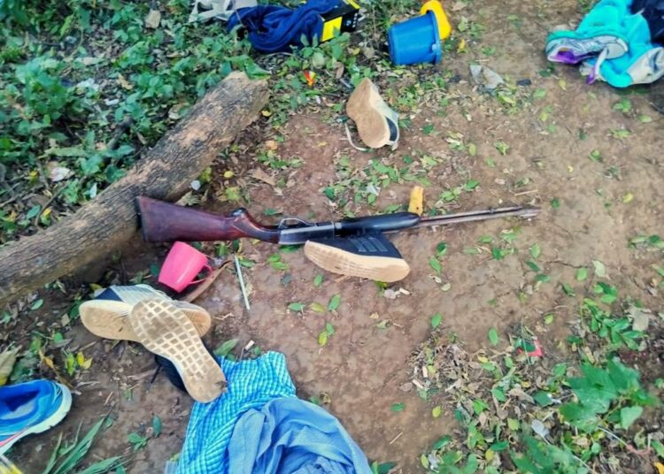 PNC desmantela campamento de pandilleros en San Antonio del Monte, Sonsonate