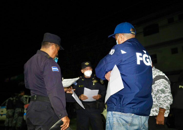 PNC y FGR ejecutan operativo en San Marcos para desmantelar estructura de la MS-13