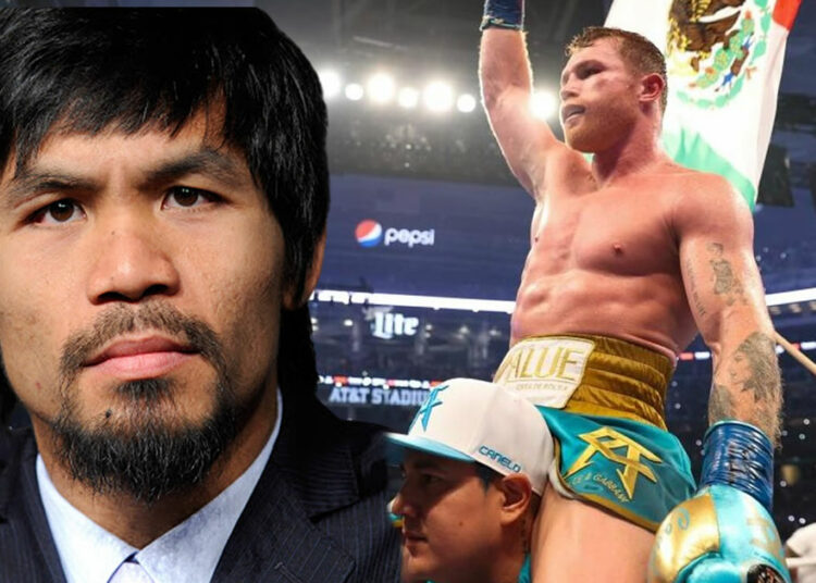 Manny Pacquiao alabó a Canelo Álvarez tras vencer a Caleb: “Es demasiado bueno”
