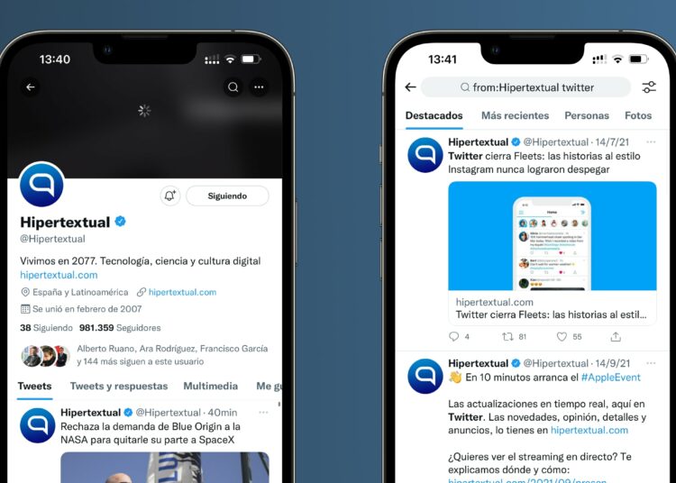 Twitter introduce una función que hace más fácil buscar tuits de una cuenta especifica