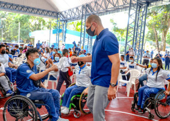 INDES entrega obras de mejoramiento de Ciudad Deportiva Inclusiva en Ayutuxtepeque