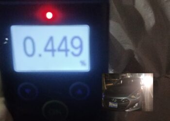 Sacan de las calles a conductores borrachos tras control antidoping