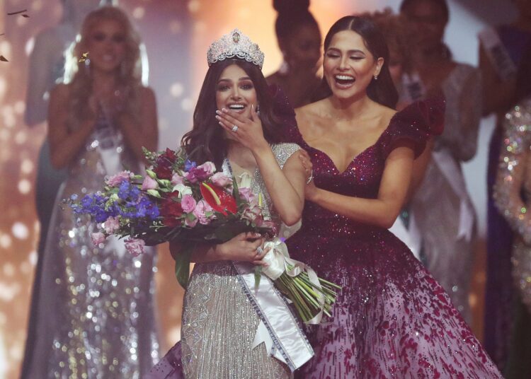 Miss india Harnaaz Kaur Sandhu se convirtió en la nueva Miss Universo