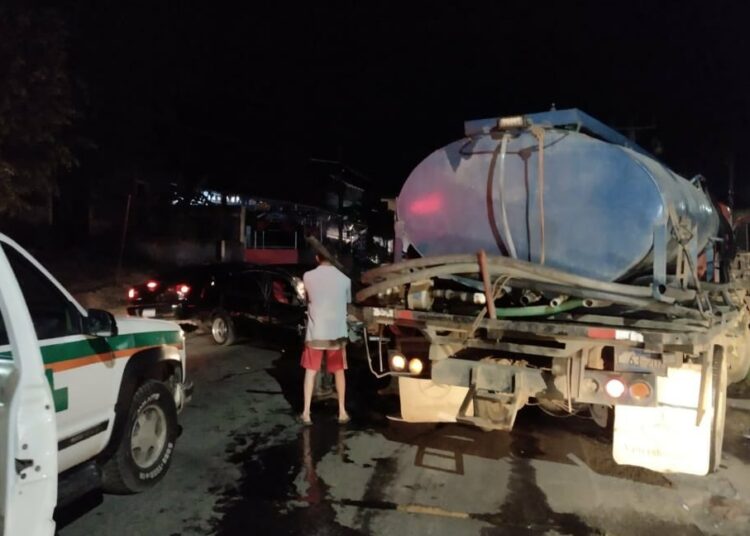 Sujeto impacta contra una pipa en Sensuntepeque