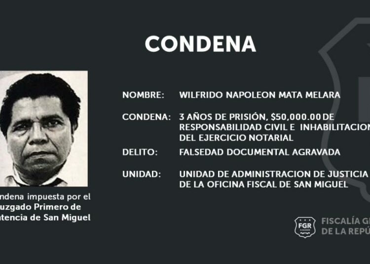 Abogado aceptó que falsificó documentos de compraventas y es condenado e inhabilitado para el ejercicio notarial