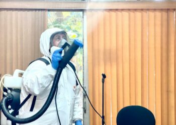 Salud realiza jornada de desinfección en el Hospital Psiquiátrico