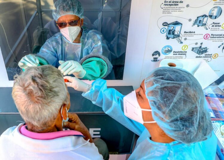 MINSAL realiza tamizaje para detectar casos de covid-19 en el municipio de San José Guayabal
