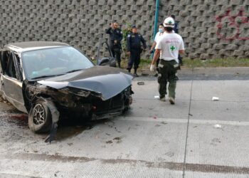 Un fallecido y otra persona lesionada deja accidente de tránsito en carretera al Puerto de La Libertad