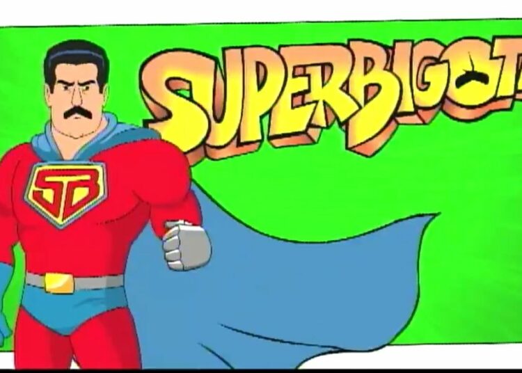 “Súper Bigote”: la caricatura que transmite la TV chavista en la que presentan al dictador Nicolás Maduro como un superhéroe