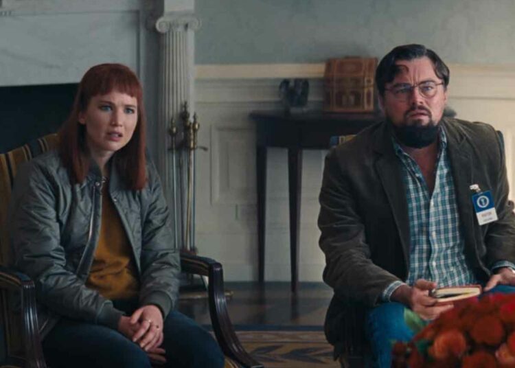 Leonardo DiCaprio y Jennifer Lawrence hablaron sobre “No mires arriba”, una alegoría sobre el cambio climático