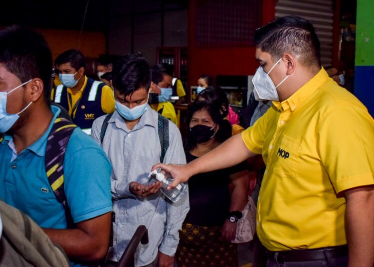 VMT verifica medidas de bioseguridad en transporte colectivo