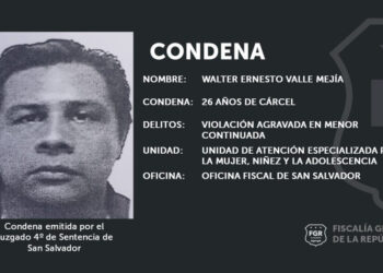 Condenan a 26 años de prisión a un sujeto acusado de Violación, en San Salvador
