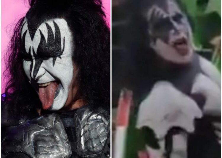 (VIDEO) Gene Simmons, de Kiss, presumió actitud de recolector de basura mexicano que se vistió como él