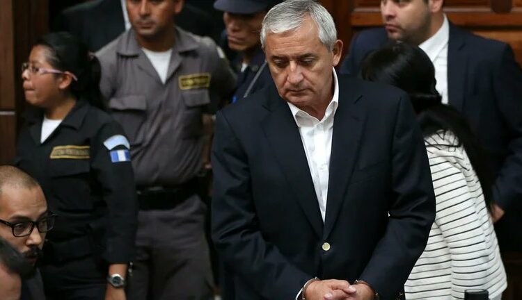 Inició el juicio contra el expresidente de Guatemala Otto Pérez Molina