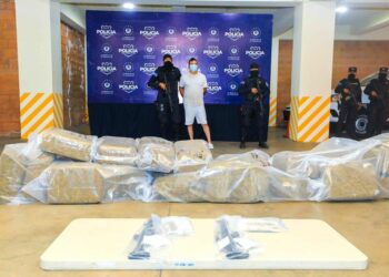 Capturan a motorista guatemalteco que transportaba 450 libras de marihuana en frontera de La Hachadura, Ahuachapán